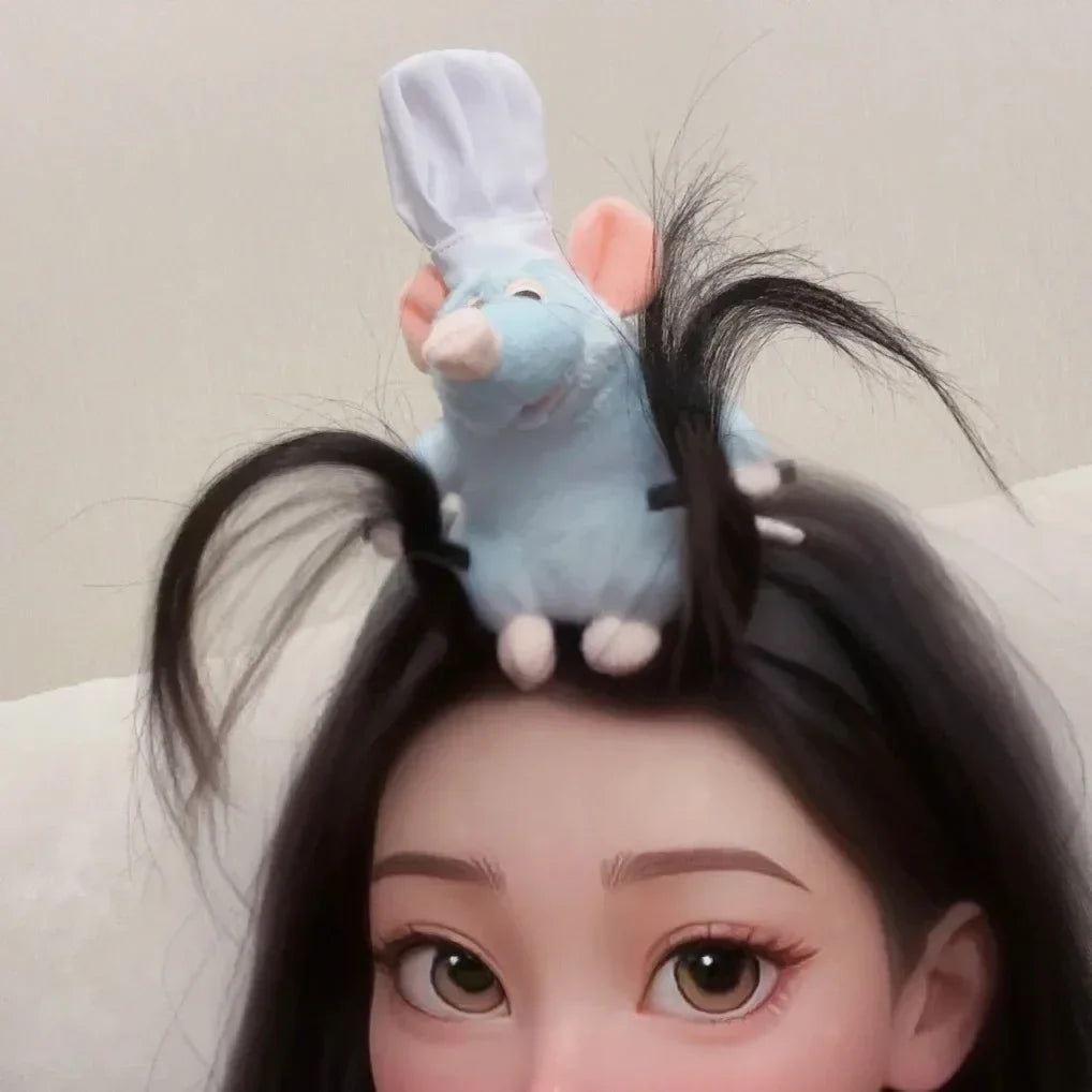 New Ratatouille Cartoon Plush Doll Headband