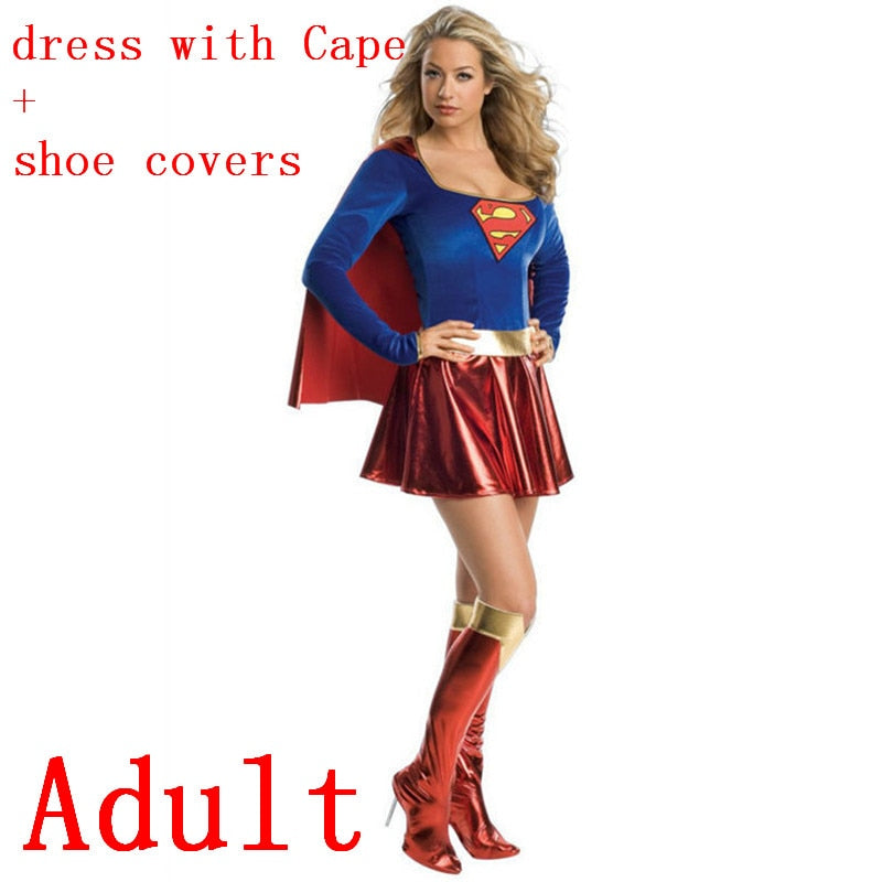 Adult Kids Superhero Halloween Clothes