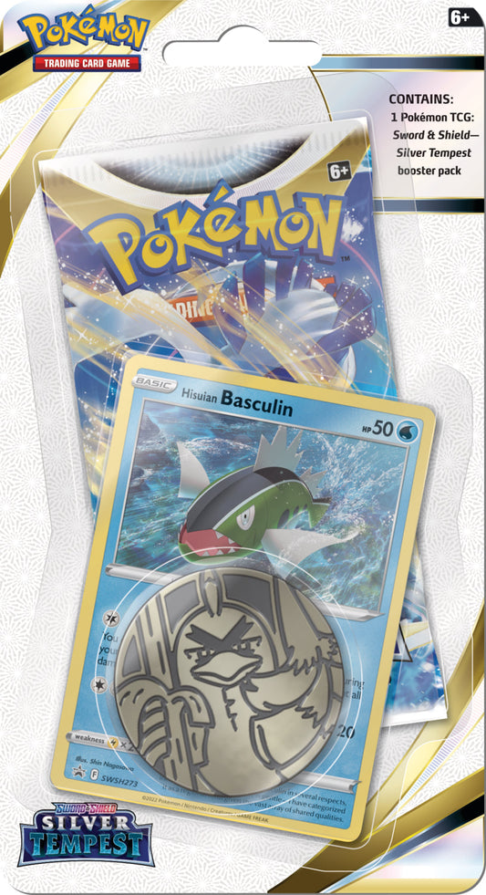 Pokemon: Sword & Shield - Silver Tempest Checklane Blister - Hisuian Basculin