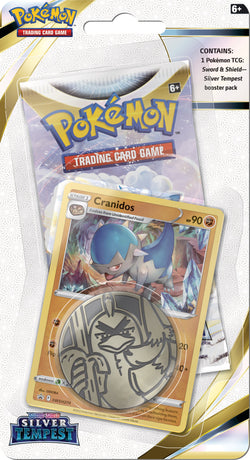 Pokemon: Sword & Shield - Silver Tempest Checklane Blister - Cranidos