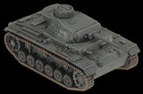 Flames of War: German Panzer III Tank Platoon (Mid War)