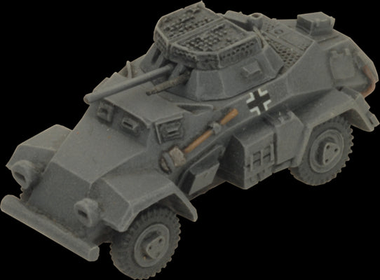 Flames of War: German SD KFZ 221 and 222 Light Scout Troop (Mid War)