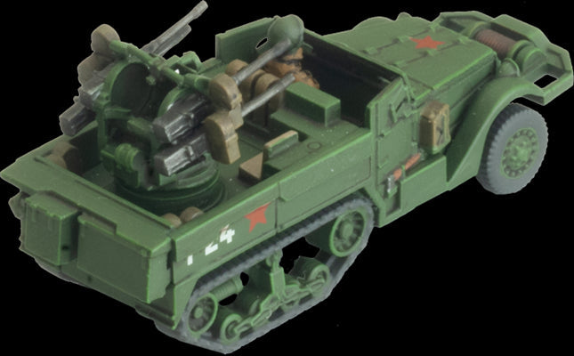 Flames of War: Soviet ZSU M17 Anti-Aircraft Platoon (Late War)