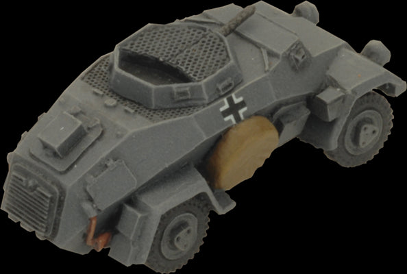 Flames of War: German SD KFZ 221 and 222 Light Scout Troop (Mid War)