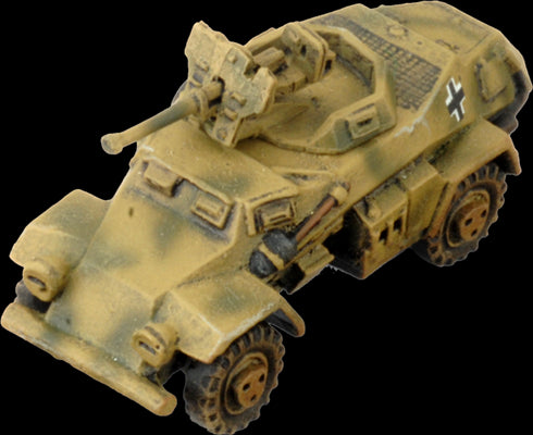 Flames of War: German SD KFZ 221 and 222 SS Scout Troop (Late War)