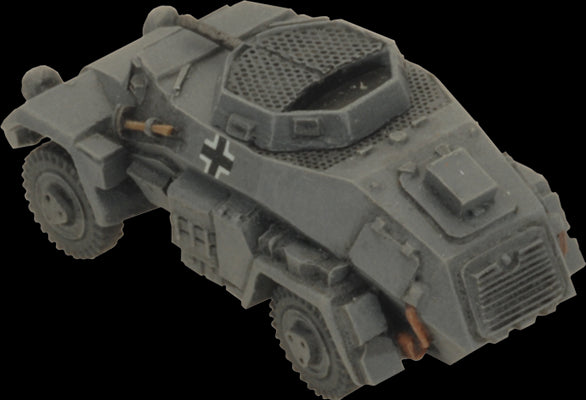 Flames of War: German SD KFZ 221 and 222 Light Scout Troop (Mid War)