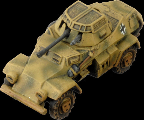 Flames of War: German SD KFZ 221 and 222 SS Scout Troop (Late War)