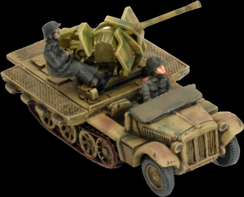 Flames of War: German SD KFZ 10/4 Light AA Platoon (Late War)