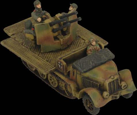 Flames of War: German SD KFZ 7/1 Quad AA Platoon (Mid War)