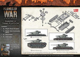 Flames of War: German Panzer III Tank Platoon (Mid War)