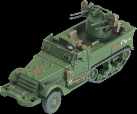 Flames of War: Soviet ZSU M17 Anti-Aircraft Platoon (Late War)