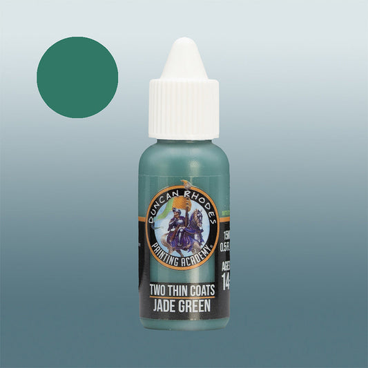 Two Thin Coats Midtone: Jade Green