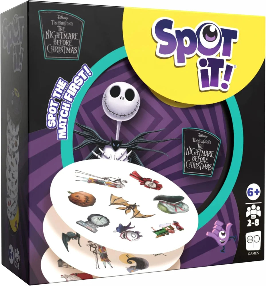 Spot It! Disney Tim Burton's The Nightmare Before Christmas