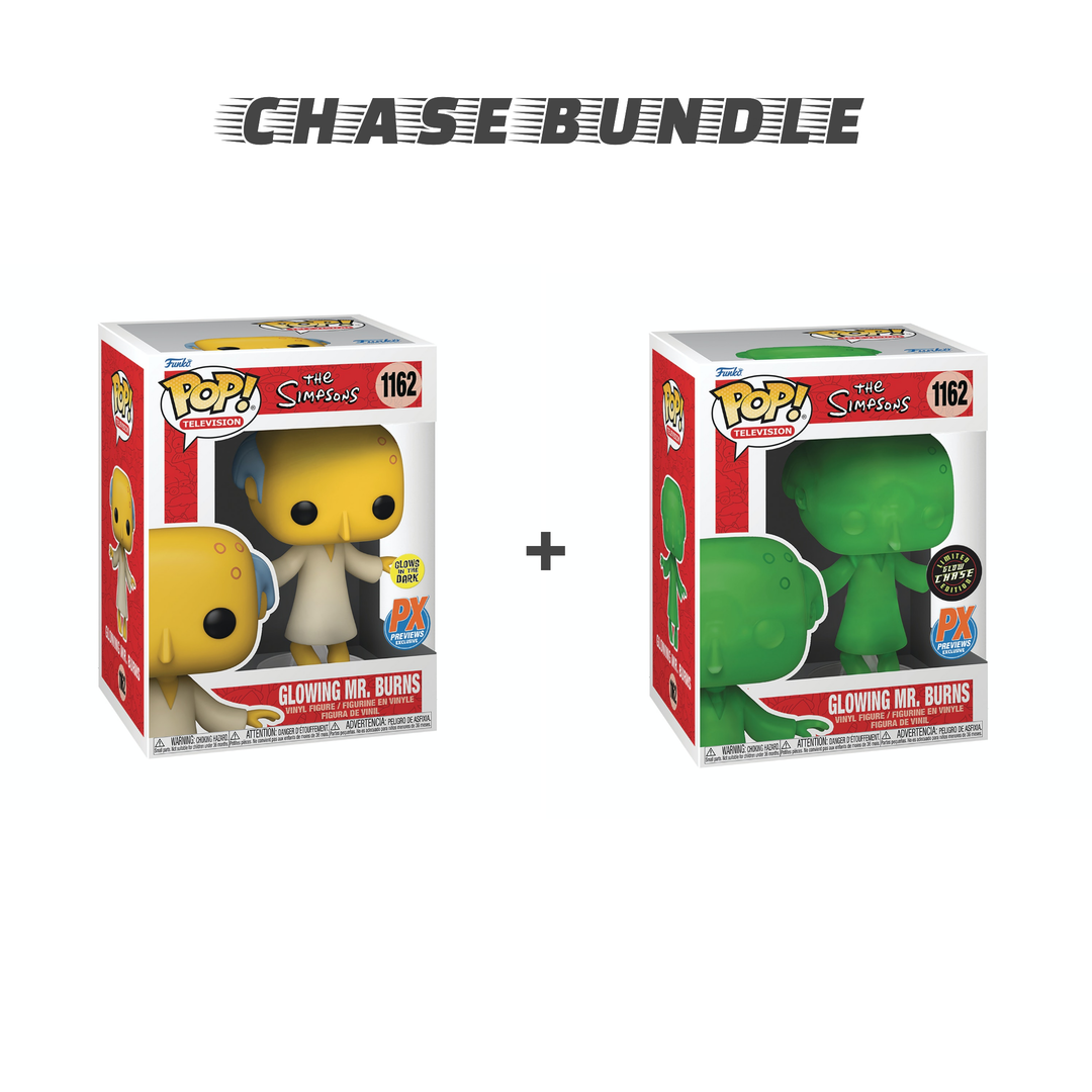 POP! TV: The Simpsons: Glowing Mr. Burns (GITD) (Chase Bundle) (PX Exclusive)