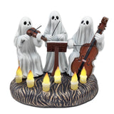 Ghostly Ensemble Trio Lighted Spooky Home Figurine, 5.5" LED Haunted Halloween Ghost Statue