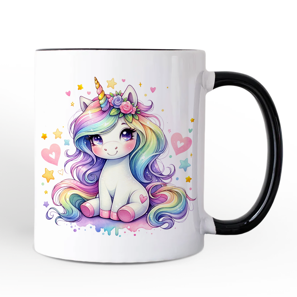 Rainbow Unicorn Mug, Cute Magical Creature Gift