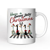 Goosey Jolly Christmas Personalized Mug, Funny Farm Lover Gift with Custom Name