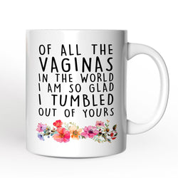 Grateful Birth Personalized Mug, Mother Gift With Custom Name