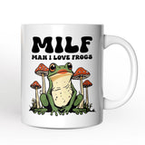Man I Love Frogs Personalized Mug, Mother Gift With Custom Name
