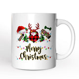 Personalized Mug Gym Buffalo Plaid Christmas, Personal Trainer Gift