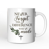 Doctors, Nurses and Paramedics Personalized Mug with Quote, Custom Gift with Name