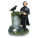 (Pre-Order) Edgar Allan Poe Handpainted 9" Figurine, Horror Home Statue Decoration