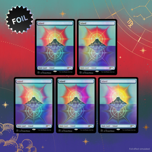 Magic: the Gathering - Secret Lair The Astrology Lands - Virgo Foil Edition