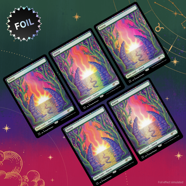 Magic: the Gathering - Secret Lair The Astrology Lands - Taurus Foil Edition