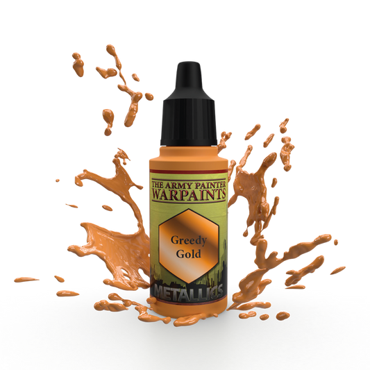 Army Painter Warpaints: Metallics - Greedy Gold 18ml