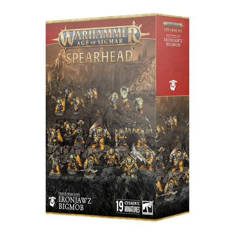 Warhammer: Age of Sigmar - Ironjaqz Bigmob - Orruk Warclans Spearhead
