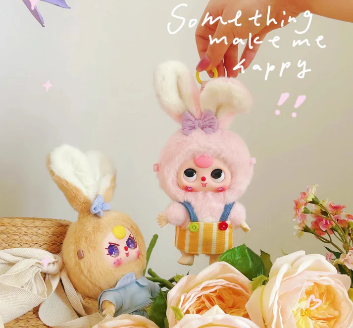 Baby Three - Macaron Rabbit Stuffed Blind Box (1 Blind Box)