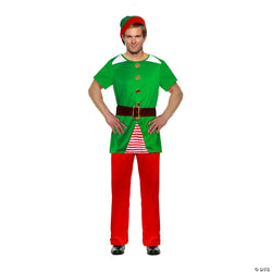 Adult's Short Sleeve Elf Costume - XXL