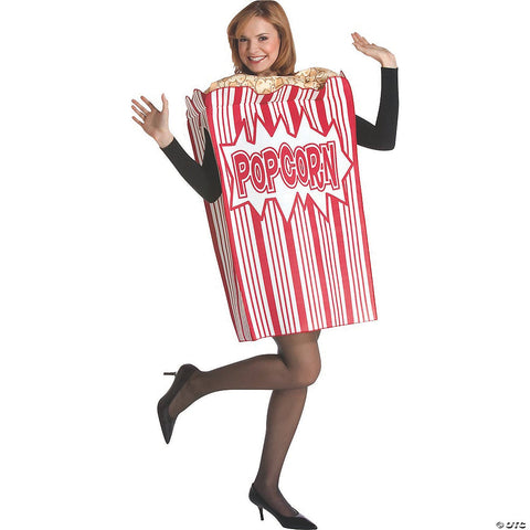 Adult Movie Night Popcorn Costume - Standard