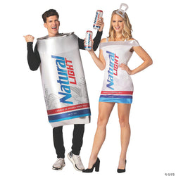 Adult Natural Light Beer Couple Costumes