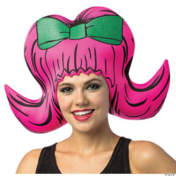 Adult Pink Foam Bouffant Headpiece