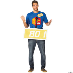 Adult The Price Is Right Row Yellow Costume