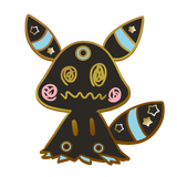 Pokemon: Mimikyu Shiny Umbreon Enamel Pin