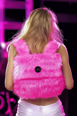Fur Backpack