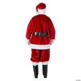Burgundy Deluxe Santa with Outside Pockets - Large