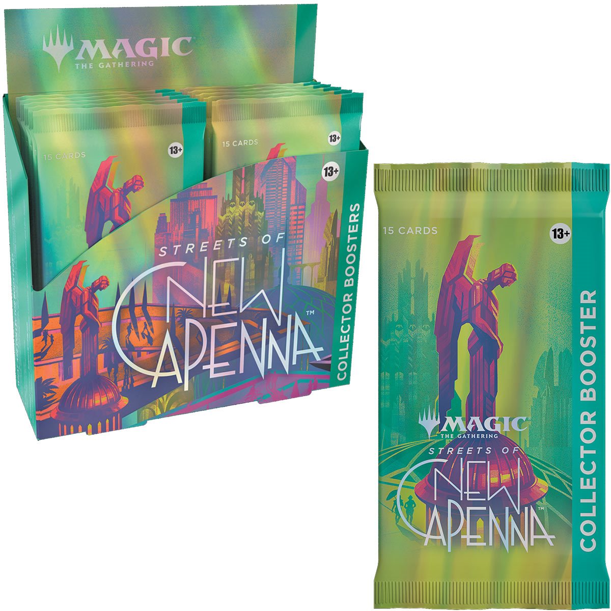 Magic: The Gathering Streets of New Capenna Collector Booster Display Case of 12