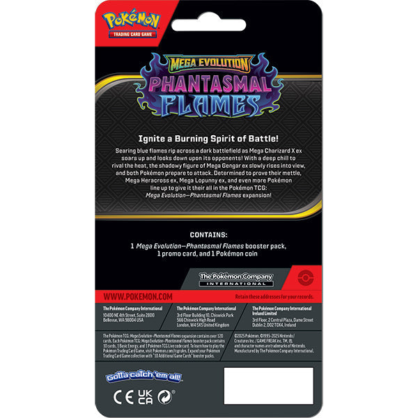 Pokemon: Mega Evolution - Phantasmal Flames Checkline Booster Pack - Cottonee