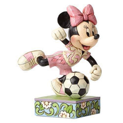 Enesco Disney Traditions Minnie Mouse Soccer Goal Statue