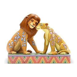 Enesco Disney Traditions The Lion King - Simba and Nala Snuggling Statue by Jim Shore