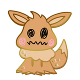 Pokemon: Mimikyu Eevee Enamel Pin