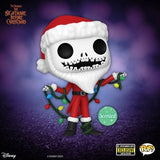 Funko Pop! 1383 - Nightmare Before Christmas 30th Anniversary Santa Jack Scented Vinyl Figure - Entertainment Earth Exclusive