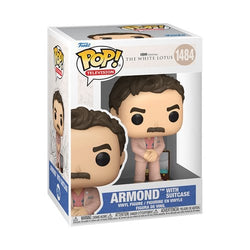 Funko Pop! Television 1484 - White Lotus - Armond with Suitcase Vinyl Figure