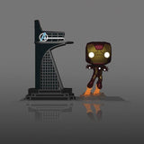 Funko Pop! Town 35 - Marvel Avengers Tower & Iron Man Glow in the Dark Bobblehead Figure - Previews Exclusive