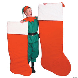 35" Giant Plush Santa Stocking