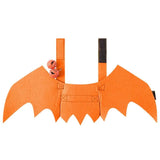 Anniepaw Halloween Cat Bat Wings Outfit: Funny Dog Cosplay Costume with Pumpkin Bells
