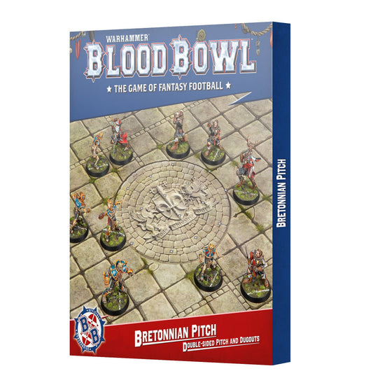 Blood Bowl: Bretonnian Pitch - Double-sided Pitch and Dugouts Set